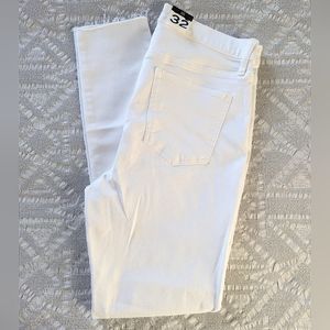 Gap White Tall True Skinny High Rise Jeans